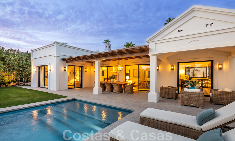 Contemporary, Mediterranean luxury villa for sale in Nueva Andalucia's golf valley, Marbella 47947