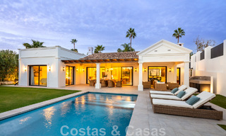 Contemporary, Mediterranean luxury villa for sale in Nueva Andalucia's golf valley, Marbella 47948 