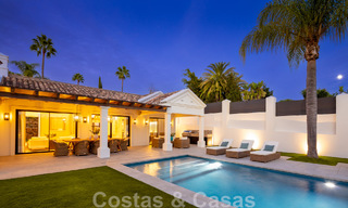 Contemporary, Mediterranean luxury villa for sale in Nueva Andalucia's golf valley, Marbella 47950 