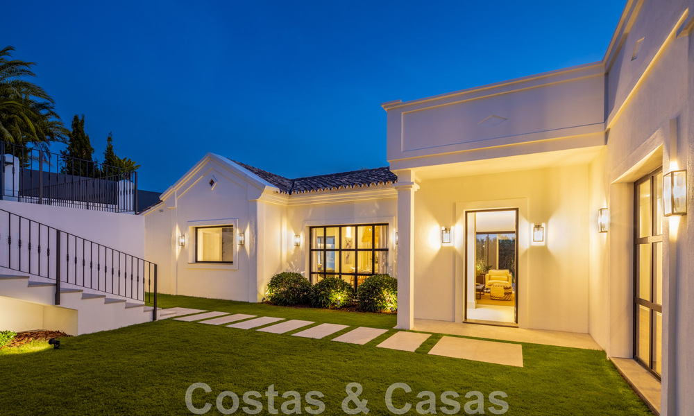 Contemporary, Mediterranean luxury villa for sale in Nueva Andalucia's golf valley, Marbella 47951