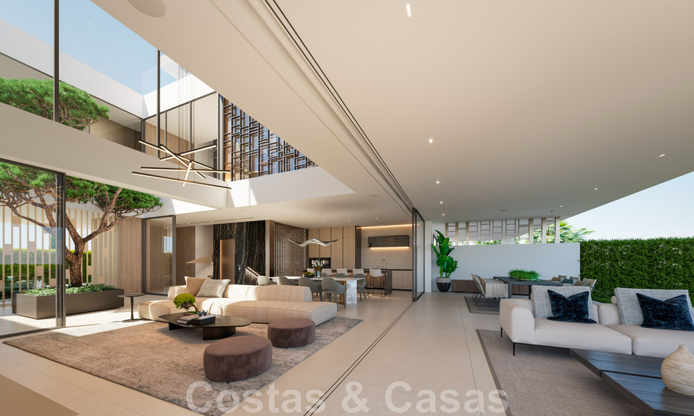 Resale! Luxury villa for sale in a new innovative development consisting of 12 state-of-the-art villas with sea views, on Marbella's Golden Mile 47767