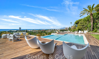 Modern new build villa with infinity pool and panoramic sea views for sale east of Marbella centre 51937 