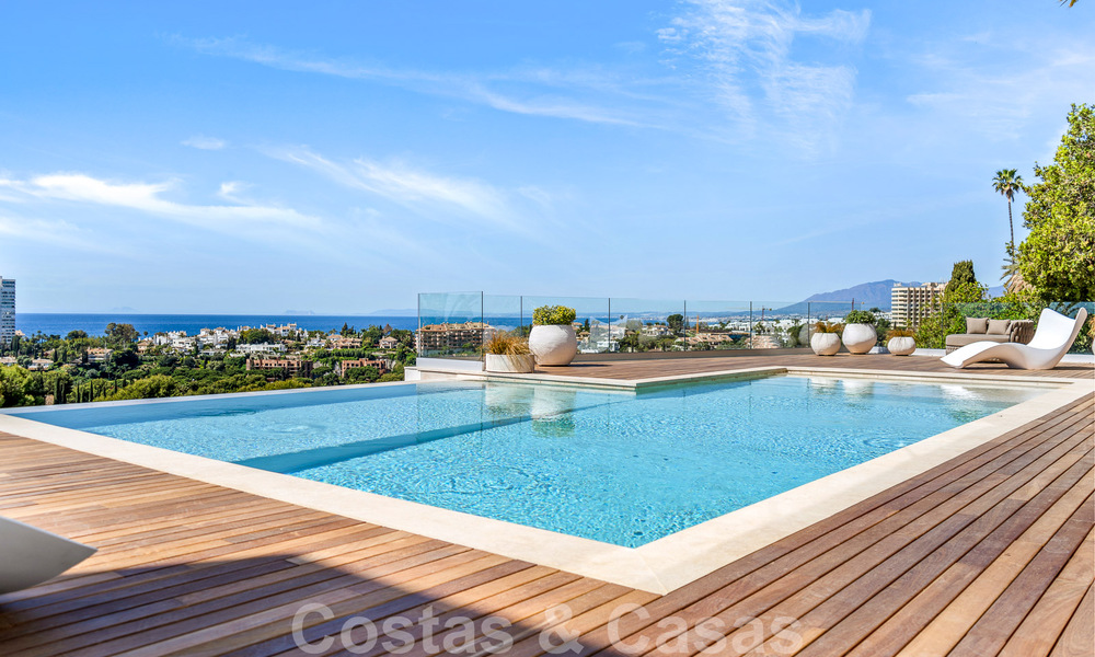 Modern new build villa with infinity pool and panoramic sea views for sale east of Marbella centre 51947