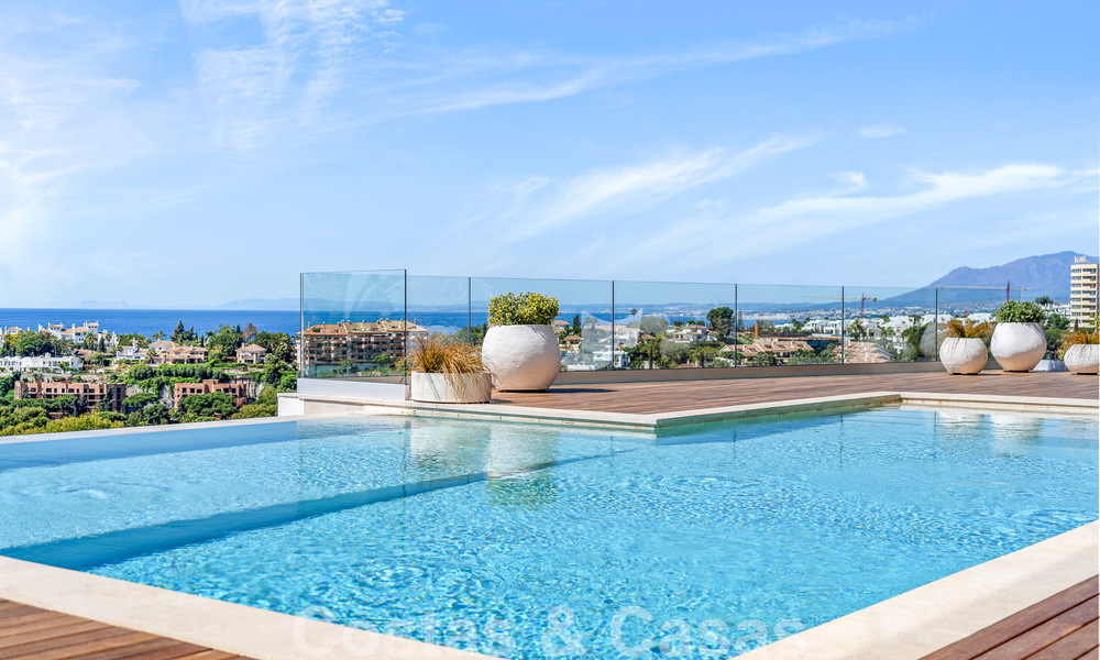 Modern new build villa with infinity pool and panoramic sea views for sale east of Marbella centre 51948