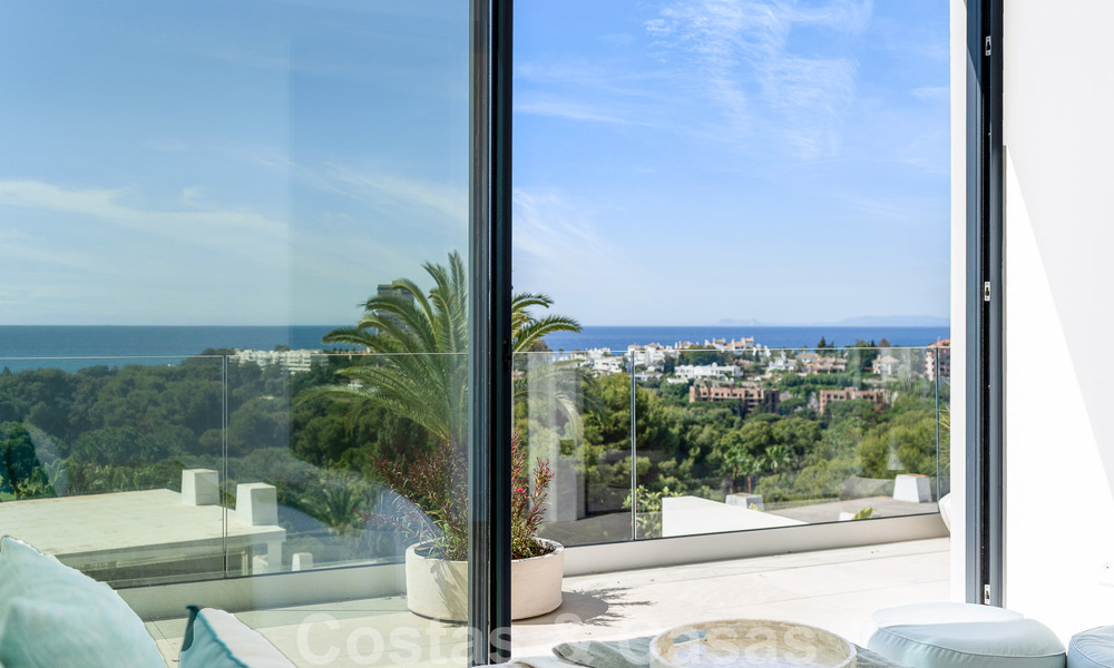 Modern new build villa with infinity pool and panoramic sea views for sale east of Marbella centre 51949