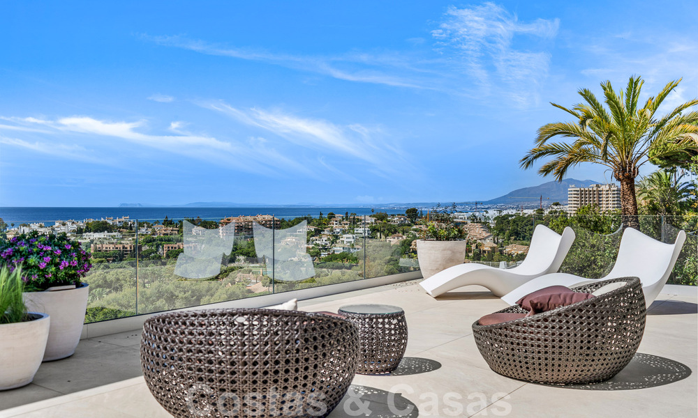 Modern new build villa with infinity pool and panoramic sea views for sale east of Marbella centre 51952