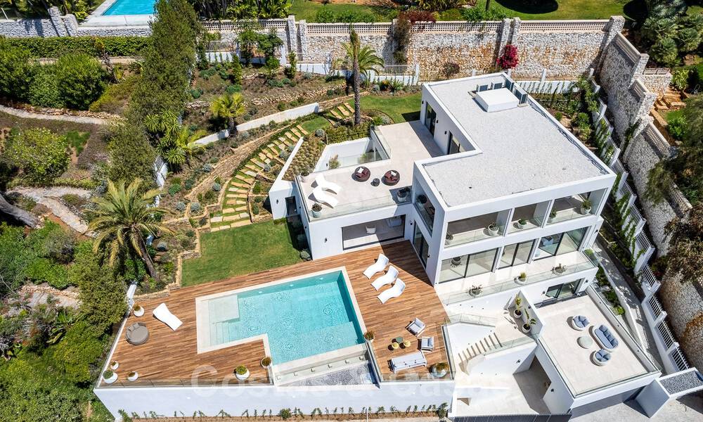 Modern new build villa with infinity pool and panoramic sea views for sale east of Marbella centre 51955