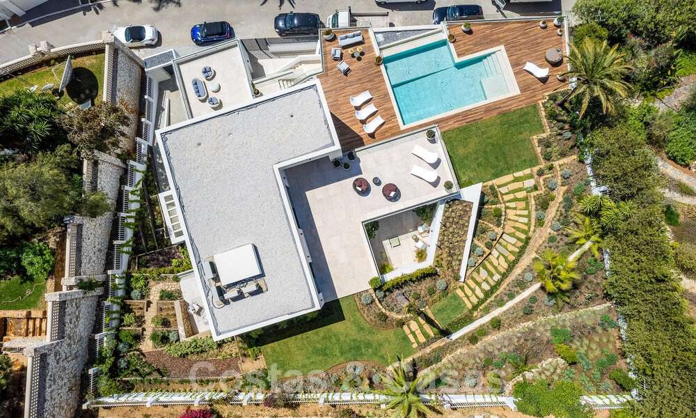 Modern new build villa with infinity pool and panoramic sea views for sale east of Marbella centre 51957