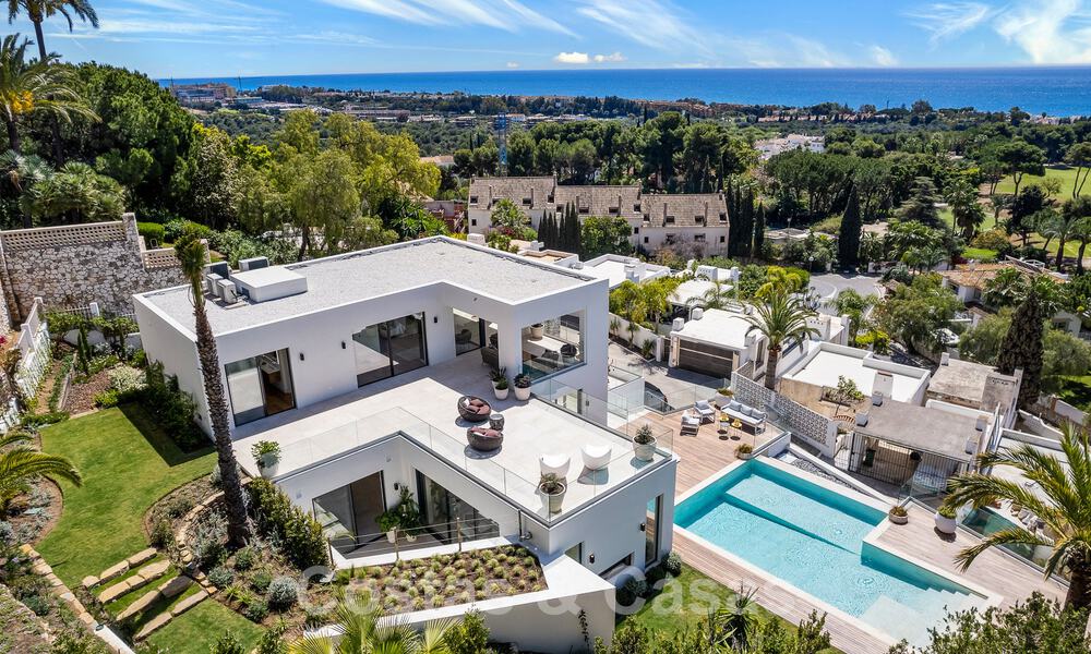 Modern new build villa with infinity pool and panoramic sea views for sale east of Marbella centre 51960