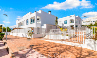 New contemporary, townhouse for sale within walking distance of Puerto Banus and the beach in a gated complex in Nueva Andalucia, Marbella 48659 