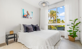 New contemporary, townhouse for sale within walking distance of Puerto Banus and the beach in a gated complex in Nueva Andalucia, Marbella 48662 