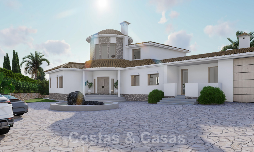 Fully renovated Spanish luxury villa for sale in privileged urbanisation close to golf courses in Marbella - Benahavis 48078