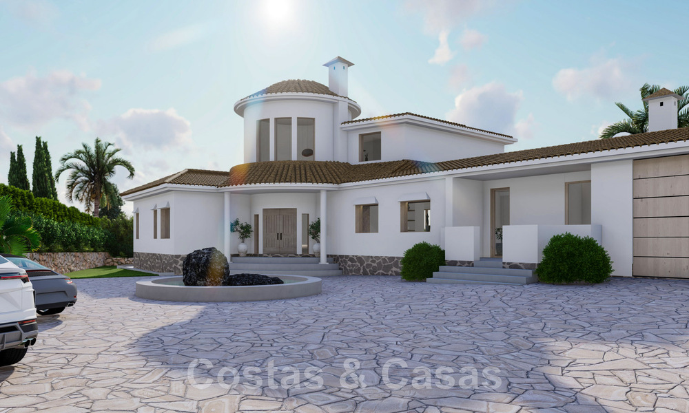 Fully renovated Spanish luxury villa for sale in privileged urbanisation close to golf courses in Marbella - Benahavis 48079