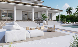Fully renovated Spanish luxury villa for sale in privileged urbanisation close to golf courses in Marbella - Benahavis 48084 