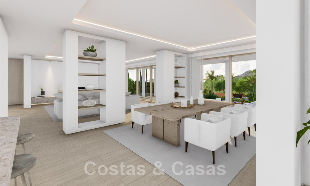 Fully renovated Spanish luxury villa for sale in privileged urbanisation close to golf courses in Marbella - Benahavis 48089