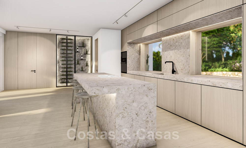 Fully renovated Spanish luxury villa for sale in privileged urbanisation close to golf courses in Marbella - Benahavis 48090