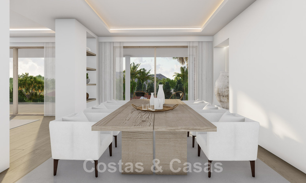 Fully renovated Spanish luxury villa for sale in privileged urbanisation close to golf courses in Marbella - Benahavis 48092
