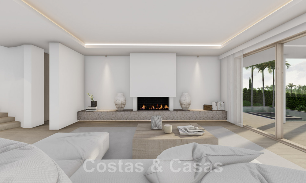 Fully renovated Spanish luxury villa for sale in privileged urbanisation close to golf courses in Marbella - Benahavis 48097