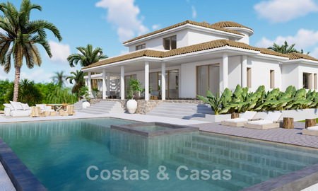 Fully renovated Spanish luxury villa for sale in privileged urbanisation close to golf courses in Marbella - Benahavis 48098