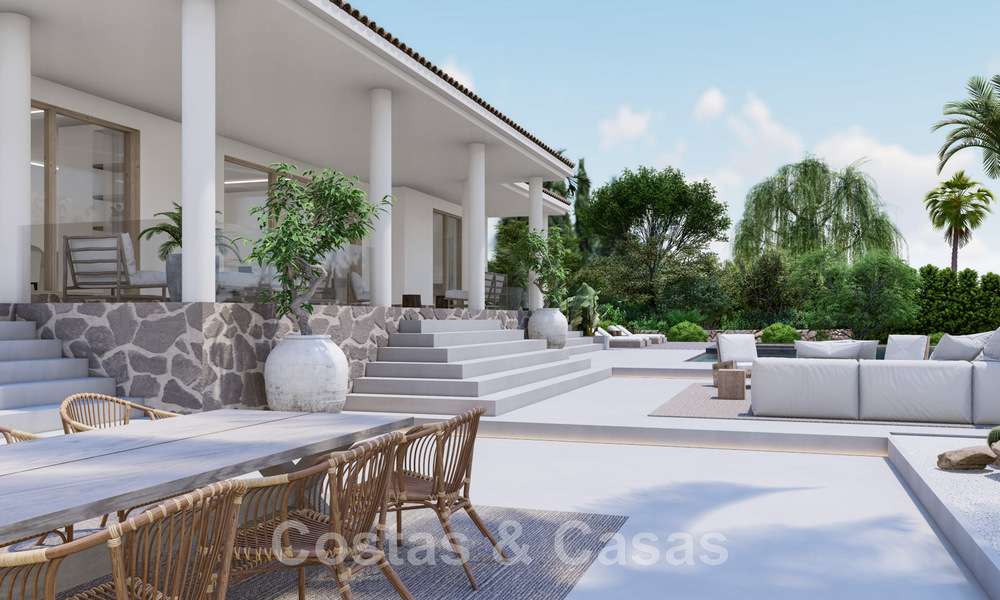 Fully renovated Spanish luxury villa for sale in privileged urbanisation close to golf courses in Marbella - Benahavis 48100