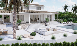 Fully renovated Spanish luxury villa for sale in privileged urbanisation close to golf courses in Marbella - Benahavis 48101 