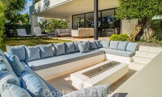Contemporary new villa for sale with sea views, centrally located within walking distance to the beach on Marbella's Golden Mile 50079 