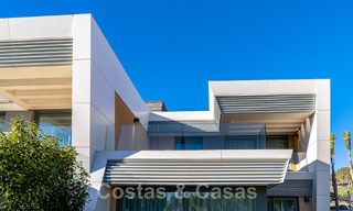 Superb show home for sale in a new development comprising semi-detached villas with sea views in a luxury resort Mijas, Costa del Sol 48597 