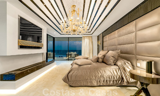 Move-in ready, modern, ultra-luxurious penthouse for sale, frontline beach, with open sea views, between Marbella and Estepona 48256 