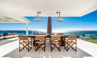 Move-in ready, modern, ultra-luxurious penthouse for sale, frontline beach, with open sea views, between Marbella and Estepona 48269 