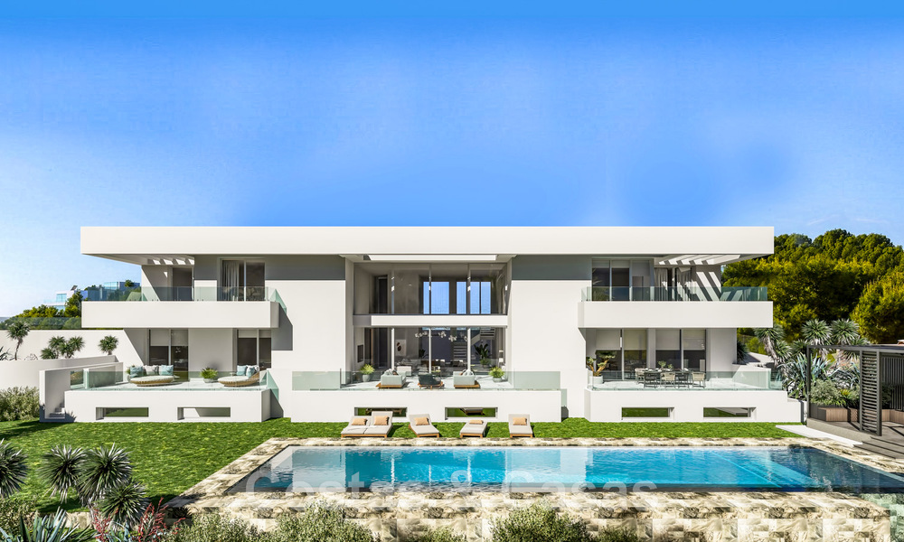 2 New, energy efficient designer villas for sale, close to golf courses, in Benahavis - Marbella 48804