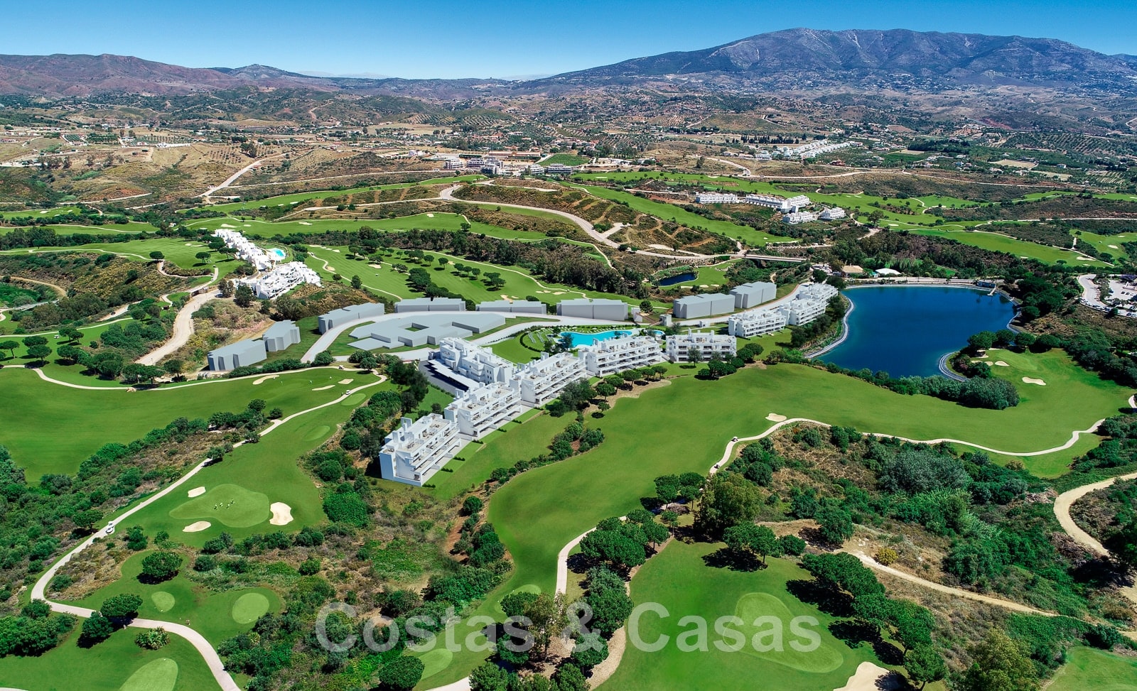 Newly built apartments sale in golf resort in Mijas, Costa del Sol
