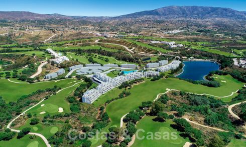 New on the market! Modern golf apartments for sale situated in an exclusive golf resort in Mijas, Costa del Sol 49170