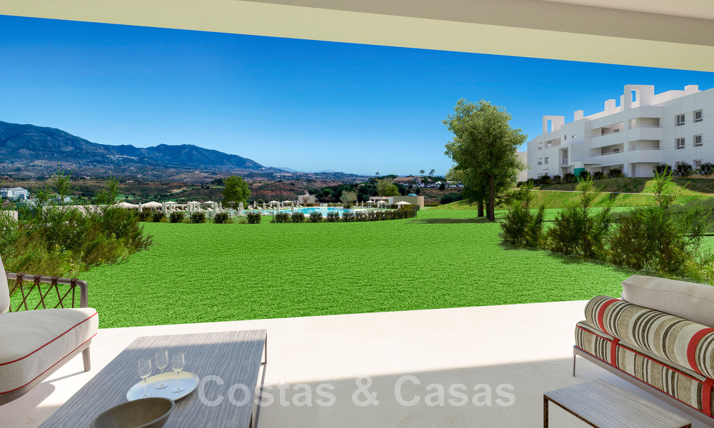 Modern golf apartments for sale situated in an exclusive golf resort in Mijas, Costa del Sol 49175
