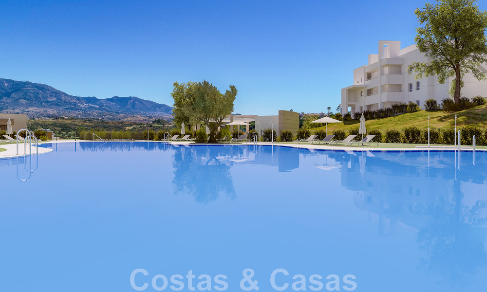Modern golf apartments for sale situated in an exclusive golf resort in Mijas, Costa del Sol 49176
