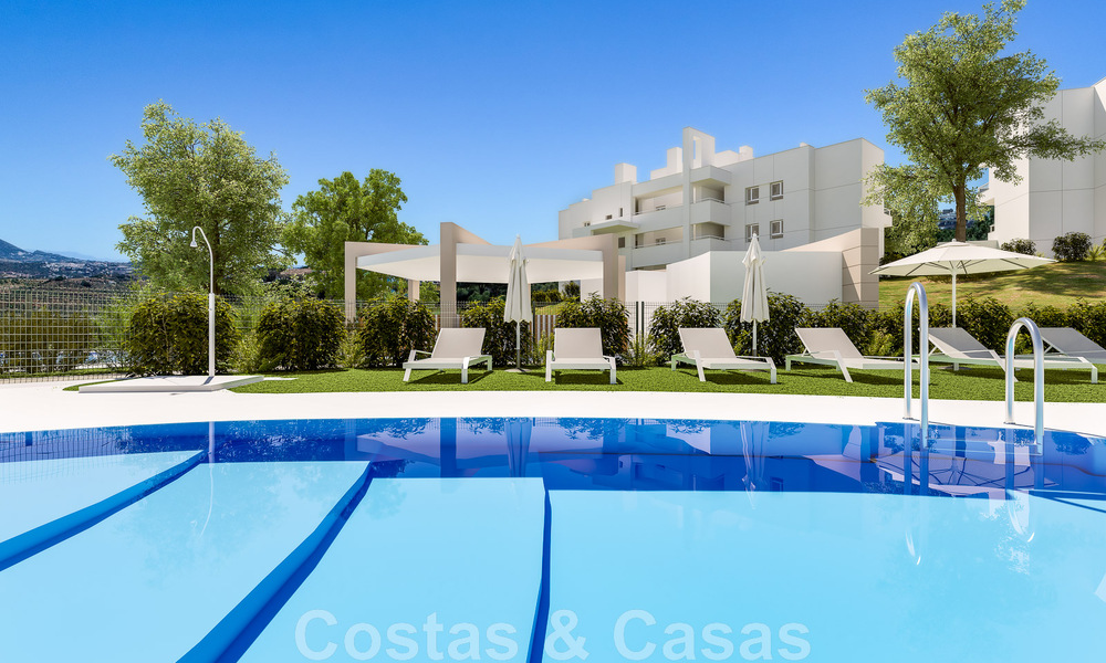 Modern golf apartments for sale situated in an exclusive golf resort in Mijas, Costa del Sol 49177