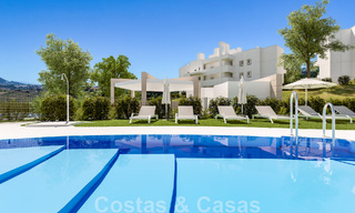 Modern golf apartments for sale situated in an exclusive golf resort in Mijas, Costa del Sol 49177 