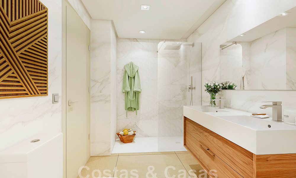 Modern golf apartments for sale situated in an exclusive golf resort in Mijas, Costa del Sol 49193