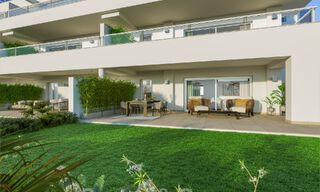 Modern golf apartments for sale situated in an exclusive golf resort in Mijas, Costa del Sol 49200 