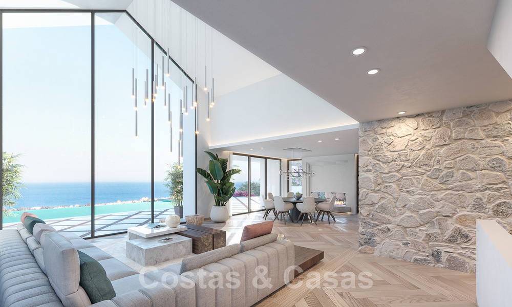 Mediterranean luxury villa for sale with sea views in prestigious gated community in La Quinta in Benahavis - Marbella 49228
