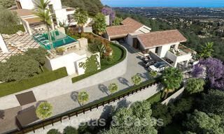 Mediterranean luxury villa for sale with sea views in prestigious gated community in La Quinta in Benahavis - Marbella 49234 