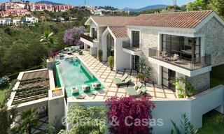 Mediterranean luxury villa for sale with sea views in prestigious gated community in La Quinta in Benahavis - Marbella 49237 