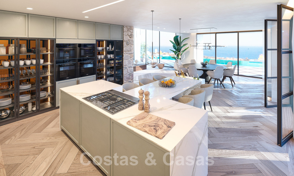 Mediterranean luxury villa for sale with sea views in prestigious gated community in La Quinta in Benahavis - Marbella 49241