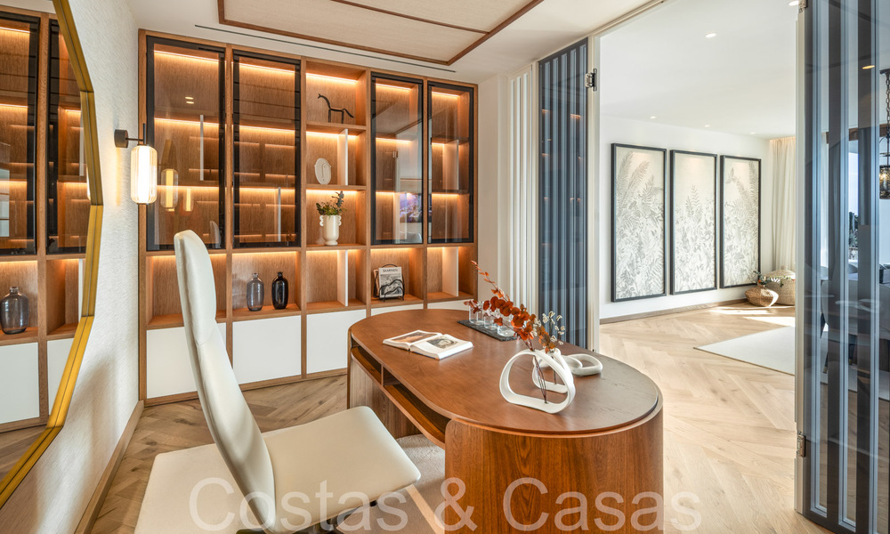 Spacious luxury villa for sale with stunning sea views in a prominent gated community in La Quinta in Benahavis - Marbella 63891