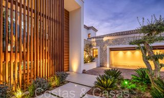 Spacious luxury villa for sale with stunning sea views in a prominent gated community in La Quinta in Benahavis - Marbella 63896 