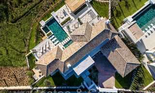 Spacious luxury villa for sale with stunning sea views in a prominent gated community in La Quinta in Benahavis - Marbella 63897 