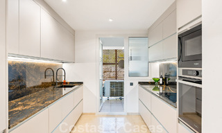 Modern refurbished apartment for sale, with sea views in gated complex on the New Golden Mile between Marbella and Estepona 49525 