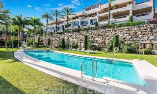 Modern refurbished apartment for sale, with sea views in gated complex on the New Golden Mile between Marbella and Estepona 49552 