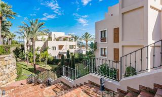 Modern refurbished apartment for sale, with sea views in gated complex on the New Golden Mile between Marbella and Estepona 49553 
