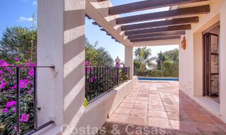 Detached Andalusian villa for sale with great potential, located in a high position surrounded by golf courses in Benahavis - Marbella 49588 