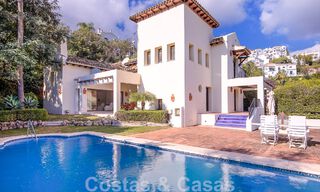 Detached Andalusian villa for sale with great potential, located in a high position surrounded by golf courses in Benahavis - Marbella 49597 